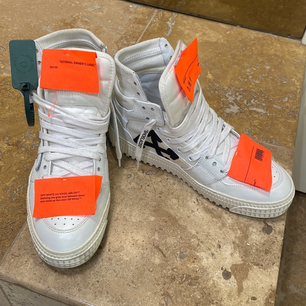 Off white sneakers
